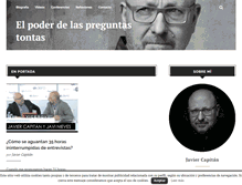 Tablet Screenshot of javiercapitan.com